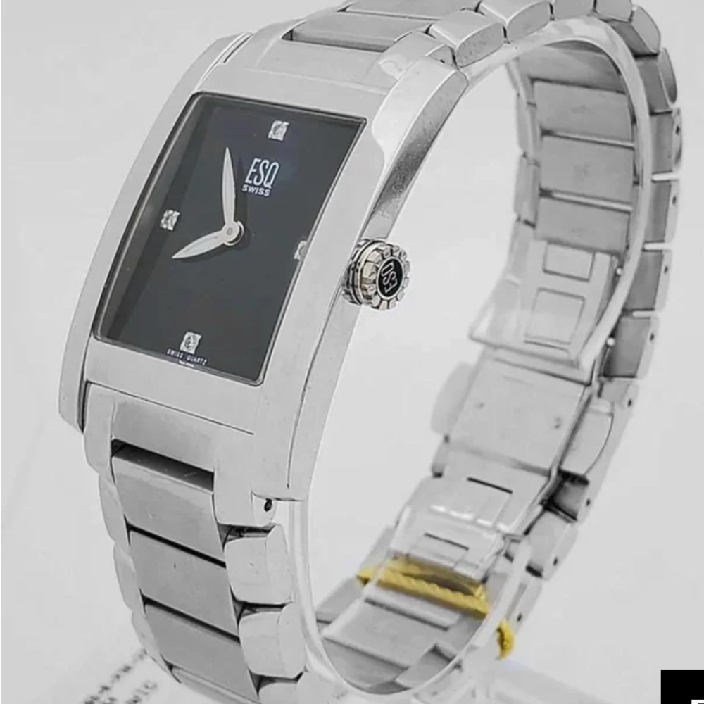 🔥ESQ 🔥Silver 🔥Stainless 🔥Steel 🔥Watch
